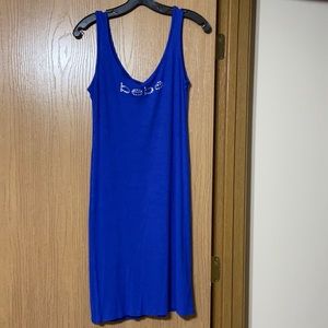 BEBE Blue Dress
